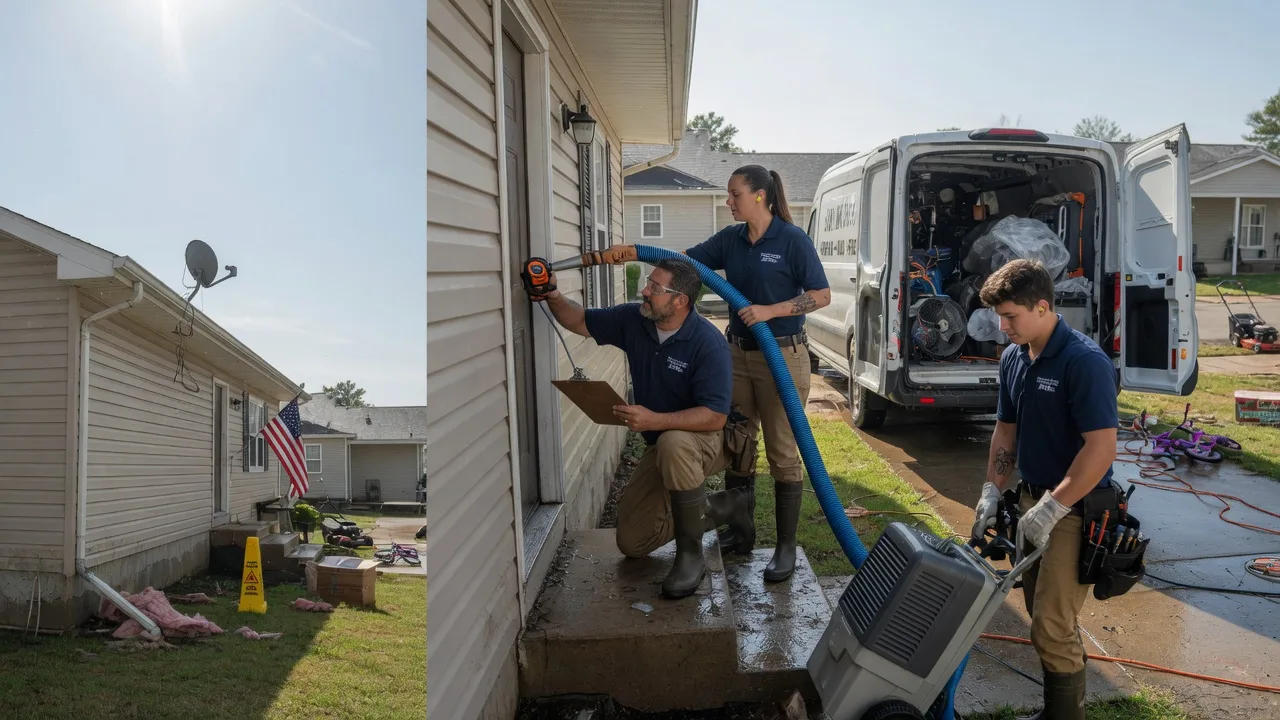 Ceiling Water Damage Restoration in Harrogate, TN near me